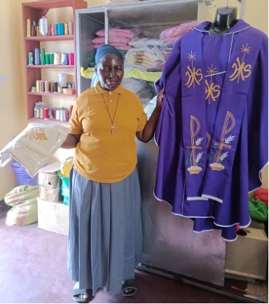 Preparing church clothes